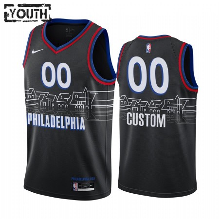 Dres Philadelphia 76ers Prilagođeni 2020-21 City Edition Swingman - Dječji